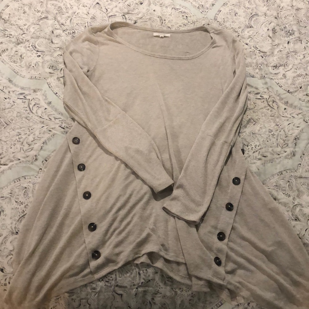 Maurices long sleeve top with button detail